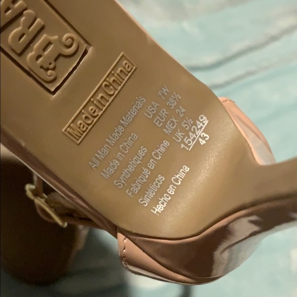 Nude ankle strap heel - Picture 5 of 6